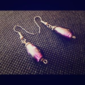 💋 Beautiful purple earrings 💋